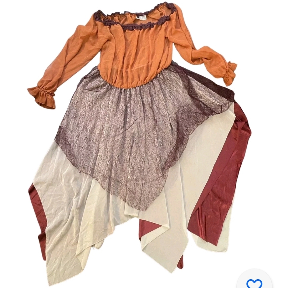 Disney Hocus Pocus Mary Sanderson Witch Halloween Costume Dress Size XL